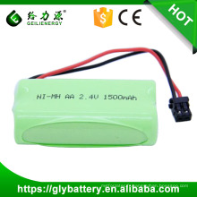 BT-1007 1500mah NI-MH AA 2.4V batterie OEM d&#39;exportation sur le monde wholsale prix